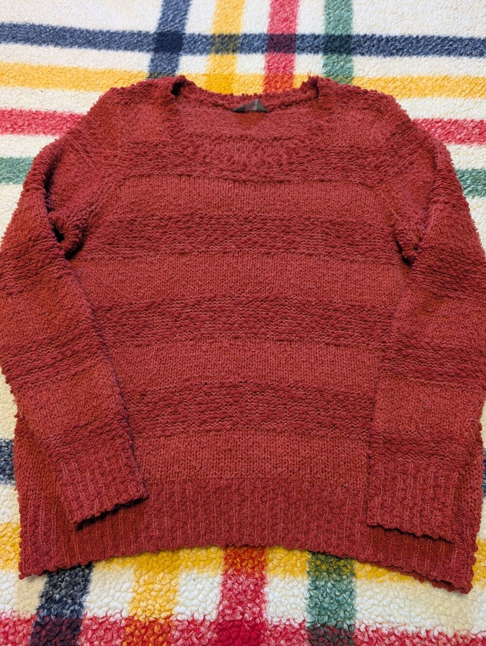 Denver Hayes Women's Crewneck Sweater in Dark Orange